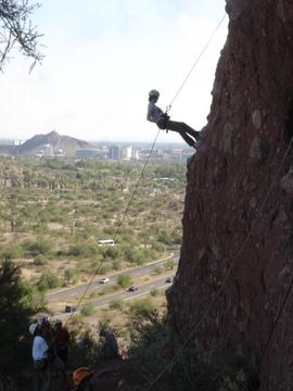 Papago Rappelling