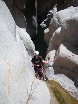 Descending The Waterfall In Salome