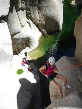 Goin' Down Over The Edge In Salome Canyon
