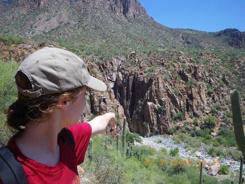 This Is The Exit Of Salome Canyon