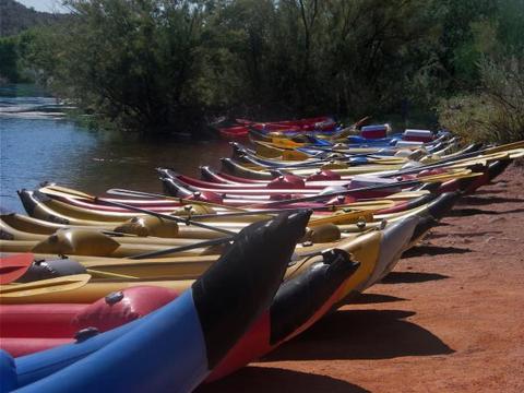 KAY Kayaks On Shore