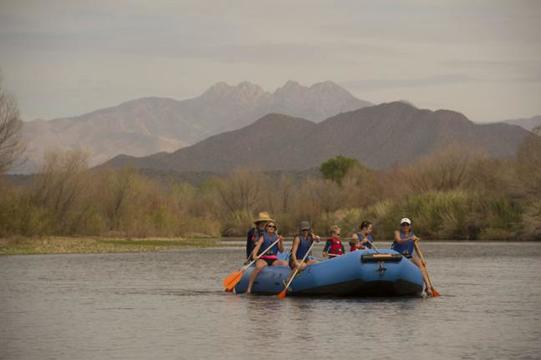 RAFT Four Peaks In Background