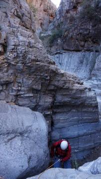 Dry Canyoneering Rappel 2