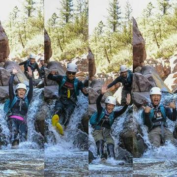 Wet Canyoneering Family Fun