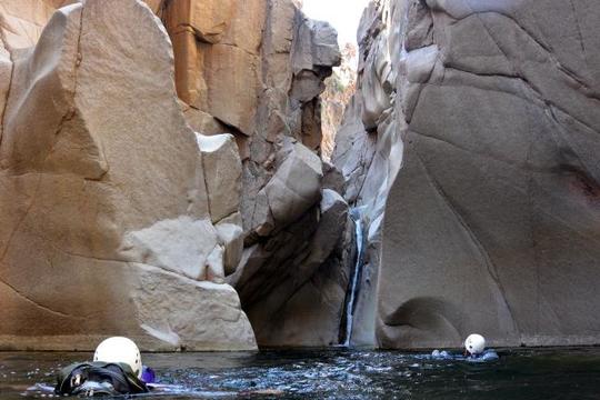 Wet Canyoneering Swim 3