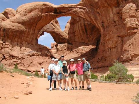 Hiking at Arches