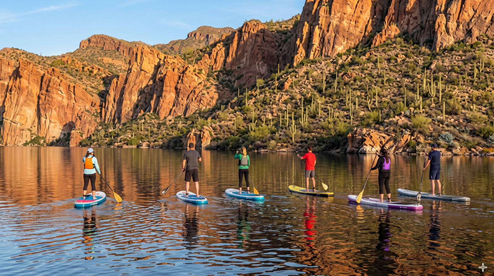 Guided Saguaro Lake Paddleboard Tour