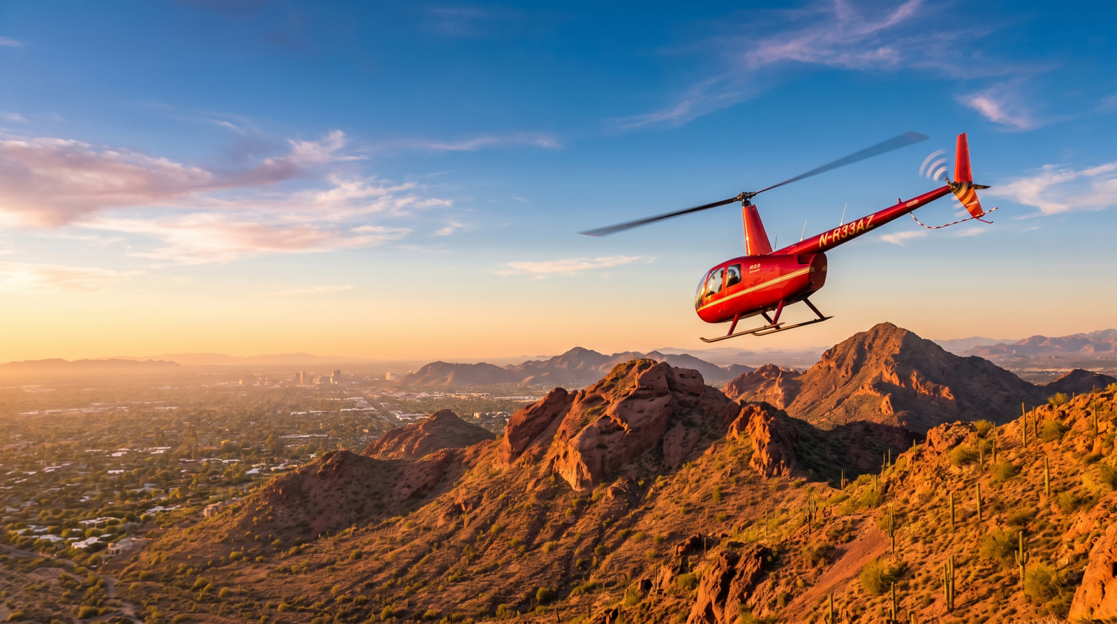 Phoenix & Scottsdale Helicopter Tour - Sunset Flight