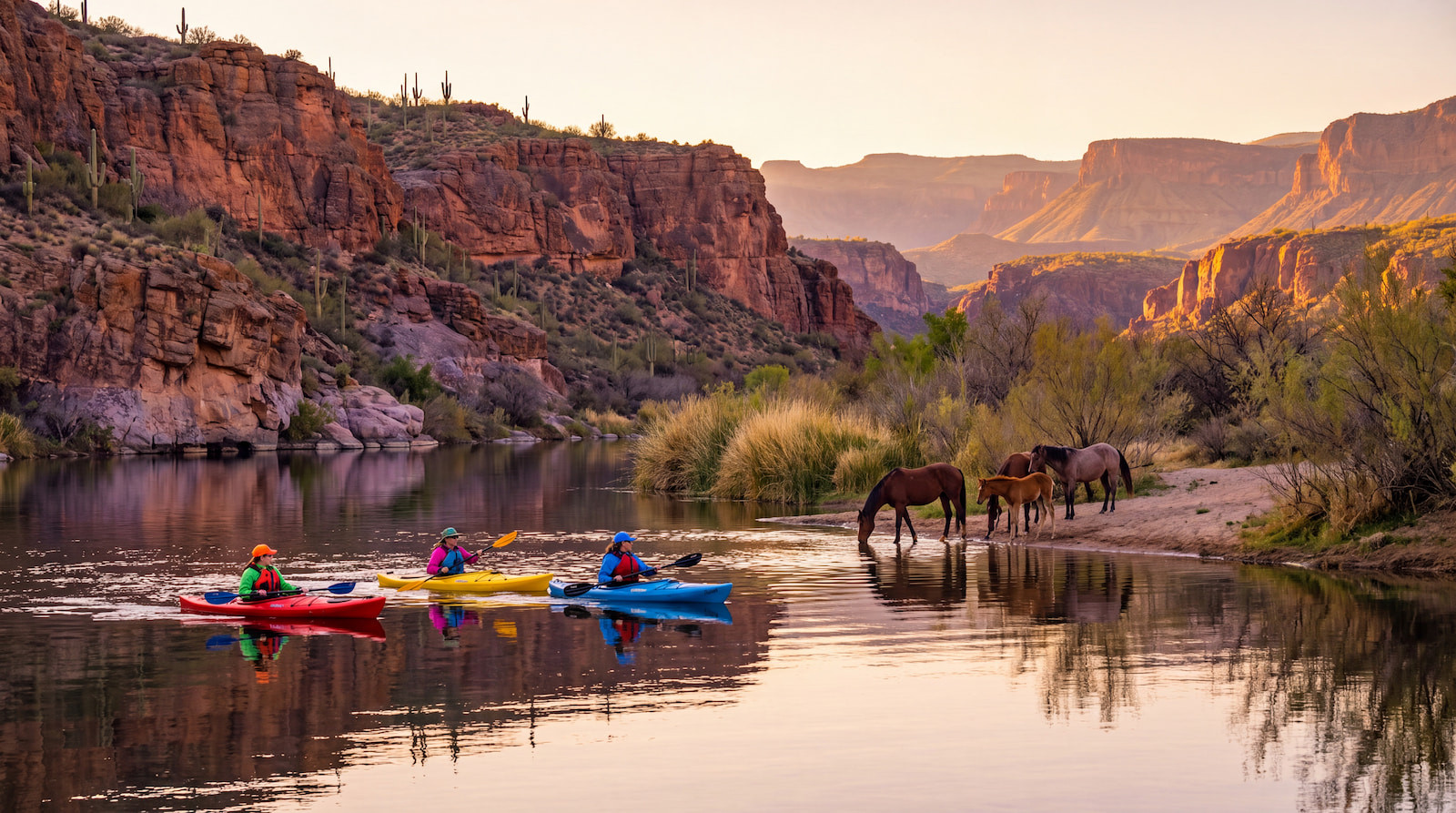 Salt River Sunset Kayaking Tour