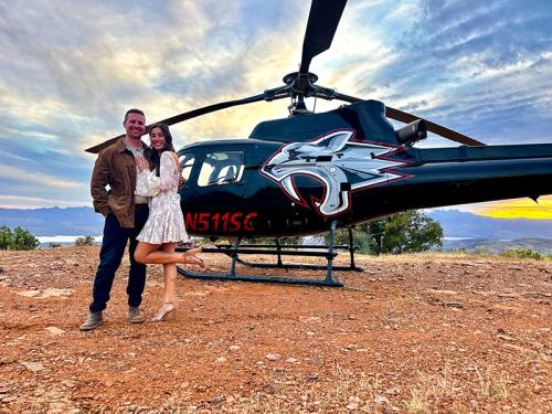 Arizona Mountaintop Helicopter Landing