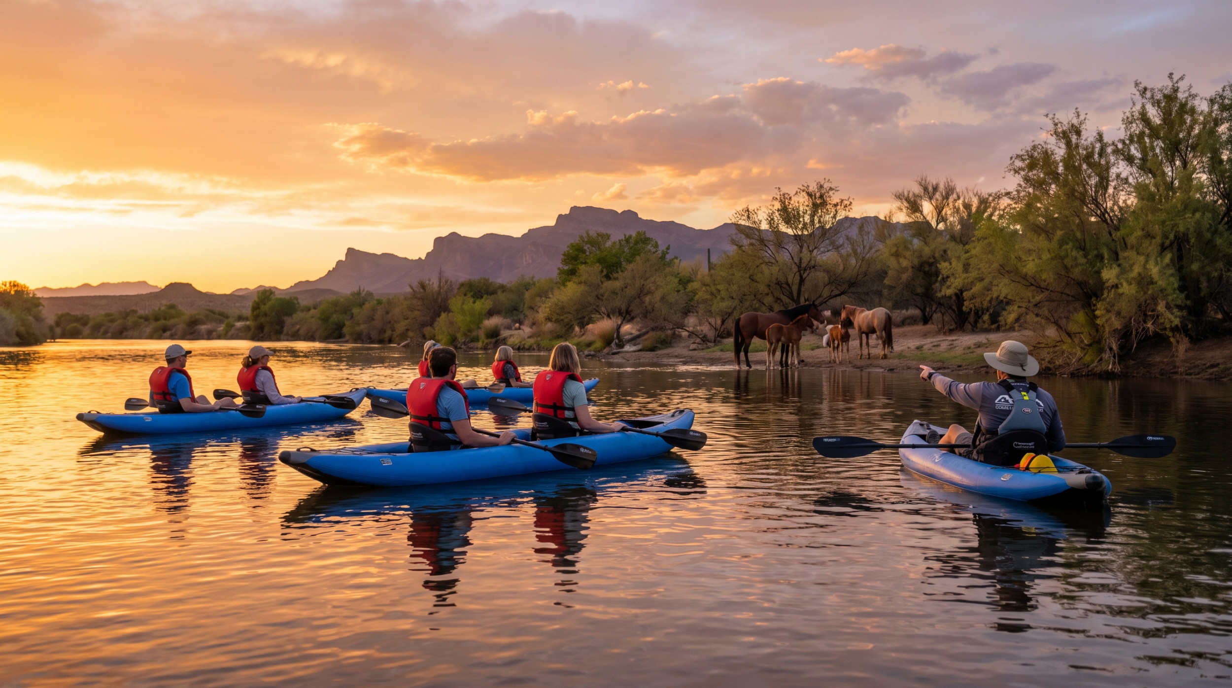 Salt River Sunset Stand-Up Paddle Boarding & Wildlife Tour